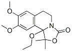 3H-Oxazolo[4,3-a]isoquinolin-3-one,  10b-ethoxy-1,5,6,10b-tetrahydro-8,9-dimethoxy-1,1-dimethyl- CAS#: 128425-90-1