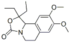 3H-Oxazolo[4,3-a]isoquinolin-3-one,  1,1-diethyl-1,5,6,10b-tetrahydro-8,9-dimethoxy- CAS#: 128425-92-3