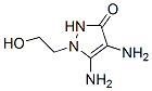 3H-Pyrazol-3-one, 4,5-diamino-1,2-dihydro-1-(2-hydroxyethyl)- CAS#: 175700-82-0