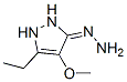 3H-Pyrazol-3-one,  5-ethyl-1,2-dihydro-4-methoxy-,  hydrazone  (9CI) CAS#: 141500-15-4