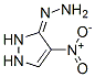 3H-Pyrazol-3-one,1,2-dihydro-4-nitro-,hydrazone(9CI) CAS#: 377068-49-0