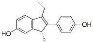 (3R)-1-ethyl-2-(4-hydroxyphenyl)-3-methyl-3H-inden-5-ol CAS#: 115217-03-3