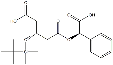 (3R)-3-(tert-ButyldiMethylsilyloxy)glutaric acid -1-((R)-(-)-Mandelic acid ester CAS#: 131466-61-0
