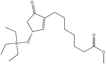 (3R)-5-Oxo-3-[(triethylsilyl)oxy]-1-cyclopentene-1-heptanoic Acid Methyl Ester CAS#: 118456-54-5