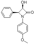 (3R,4S)-3-Hydroxy-1-(4-methoxyphenyl)-4-phenyl-2-azetidinone CAS#: 146924-94-9