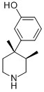 (+)-(3R,4S)-3,4-DIMETHYL-4-(3-HYDROXYPHENYL)PIPERIDINE CAS#: 145678-87-1