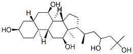 (3R,5R,7R,8R,9S,10S,12S,13R,14S,17R)-17-[(2R)-4,6-dihydroxy-6-methylheptan-2-yl]-10,13-dimethyl-2,3,4,5,6,7,8,9,11,12,14,15,16,17-tetradecahydro-1H-cyclopenta[a]phenanthrene-3,7,12-triol CAS#: 137252-15-4