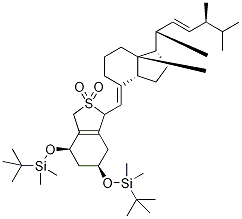 (3S)-1,3-Bis-O-tert-ButyldiMethylsilyl 3-Hydroxy VitaMin D2 SO2 Adduct (Mixture of DiastereoMers) CAS#: 170081-46-6