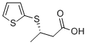 (3S)-3-(2-thienylthio)butanoic acid CAS#: 133359-80-5