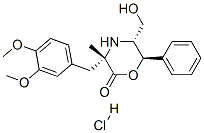 [3S-(3alpha,5beta,6alpha)]-3-[(3,4-dimethoxyphenyl)methyl]-5-(hydroxymethyl)-3-methyl-6-phenylmorpholin-2-one hydrochloride CAS#: 35019-35-3