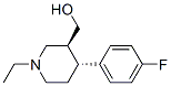 (3S,4R)-4-(4-Fluorophenyl)-3-hydroxymethyl-1-ethyl-piperidine CAS#: 153888-27-8