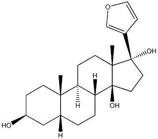 (3S,5R,8R,9S,10S,13R,14S,17R)-17-(3-furyl)-10,13-dimethyl-2,3,4,5,6,7, 8,9,11,12,15,16-dodecahydro-1H-cyclopenta[a]phenanthrene-3,14,17-triol CAS#: 156722-18-8