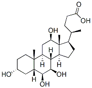 (3a,5b,6b,7b,12b)-3,6,7,12-tetrahydroxy-Cholan-24-oic acid CAS#: 140852-41-1