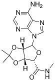 (3aR,4S,6aS)-6-(6-Amino-purin-9-yl)-2,2-dimethyl-tetrahydro-furo[3,4-d][1,3]dioxole-4-carboxylic acid methylamide CAS#: 39491-51-5