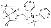 (3aR,6aR)-6-((tert-butyldiphenylsilyloxy)methyl)-2,2-dimethyl-3aH-cyclopenta[d][1,3]dioxol-4(6aH)-one CAS#: 303963-92-0