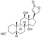 (3alpha,5beta,12beta)-3,12,14-trihydroxycard-20(22)-enolide CAS#: 465-14-5