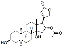 3beta,14,16beta-trihydroxy-5-betacard-20(22)-enolide 16-acetate CAS#: 465-15-6