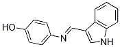 4-{[1-(1H-Indol-3-yl)-meth-(E)-ylidene]-amino}-phenol CAS#: 118380-30-6