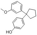 4-[1-(3-METHOXYPHENYL)CYCLOPENTYL]PHENOL CAS#: 36744-82-8