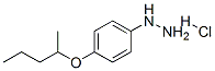 (4-(1-METHYLBUTOXY)PHENYL)HYDRAZINEMONOHYDROCHLORIDE CAS#: 124993-63-1