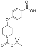 4-[[1-(TERT-BUTOXYCARBONYL)-4-PIPERIDINYL]OXY]BENZOIC ACID CAS#: 162046-56-2