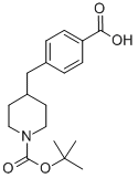 4-((1-(TERT-BUTOXYCARBONYL)PIPERIDIN-4-YL)METHYL)BENZOIC ACID CAS#: 147969-86-6