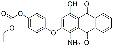 4-[(1-amino-9,10-dihydro-4-hydroxy-9,10-dioxo-2-anthryl)oxy]phenyl ethyl carbonate CAS#: 36490-27-4