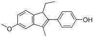 4-(1-ethyl-5-methoxy-3-methyl-1H-inden-2-yl)phenol CAS#: 167638-45-1