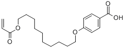 4-(10-ACRYLOYLOXY-N-DEC-1-YLOXY)BENZOIC ACID CAS#: 143203-04-7