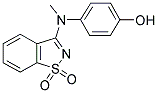 4-[(1,1-DIOXIDO-1,2-BENZISOTHIAZOL-3-YL)(METHYL)AMINO]PHENOL CAS#: 314036-10-7