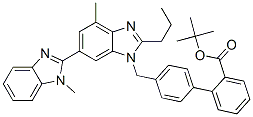 4'-[[1,4'-Dimethyl-2'-propyl(2,6'-bi-1H-benzimidazol)-1'-yl]-methyl]-1,1'-biphenyl-2-carboxylic acid 1,1-dimethylethyl ester CAS#: 144702-26-1