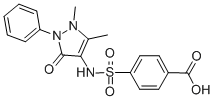 4-(1,5-DIMETHYL-3-OXO-2-PHENYL-2,3-DIHYDRO-1H-PYRAZOL-4-YLSULFAMOYL)-BENZOIC ACID CAS#: 31816-70-3