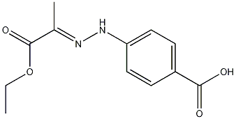 4-(2-(1-ethoxy-1-oxopropan-2-ylidene)hydrazinyl)benzoic acid CAS#: 301222-77-5