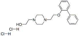 4-(2-((1,1'-Biphenyl)-2-yloxy)ethyl)-1-piperazineethanol, dihydrochloride CAS#: 125849-26-5
