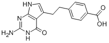 4-[2-(2-Amino-4,7-dihydro-4-oxo-1H-pymol[2,3-d]pyrimodin-5-yl)ethyl]benzoic acid CAS#: 137281-39-1