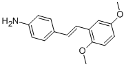 4-[2-(2,5-dimethoxyphenyl)vinyl]aniline CAS#: 32180-65-7
