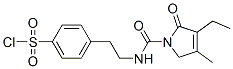 4-{2-{[(3-Ethyl-2,5-dihydro-4-methyl-2-oxo-1H-pyrrol-1-yl)-carbonyl]-amino}-ethyl}-benzenesulfonyl chloride CAS#: 119043-16-2