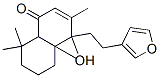 4-[2-(3-Furanyl)ethyl]-4a,5,6,7,8,8a-hexahydro-4-hydroxy-3,4a,8,8-tetramethyl-1(4H)-naphthalenone CAS#: 40883-07-6