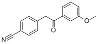 4-[2-(3-METHOXYPHENYL)-2-OXOETHYL]BENZONITRILE CAS#: 146653-57-8