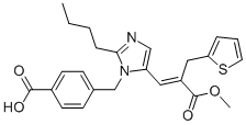 4-[2-BUTYL-5-(2-METHOXYCARBONYL-3-THIOPHEN-2-YL-PROPENYL)-IMIDAZOL-1-YLMETHYL]-BENZOIC ACID CAS#: 133486-01-8