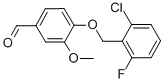 4-[(2-CHLORO-6-FLUOROBENZYL)OXY]-3-METHOXYBENZALDEHYDE CAS#: 306934-75-8