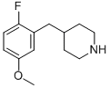 4-(2-FLUORO-5-METHOXYBENZYL)PIPERIDINE CAS#: 150019-63-9