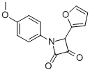 4-(2-FURANYL)-1-(4-METHOXYPHENYL)-2,3-AZETIDINEDIONE CAS#: 160947-56-8