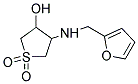4-[(2-FURYLMETHYL)AMINO]TETRAHYDROTHIOPHENE-3-OL 1,1-DIOXIDE CAS#: 302806-16-2