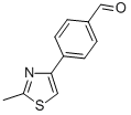 4-(2-METHYL-1,3-THIAZOL-4-YL)BENZALDEHYDE CAS#: 127406-11-5