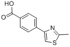 4-(2-METHYL-1,3-THIAZOL-4-YL)BENZOIC ACID CAS#: 294620-60-3