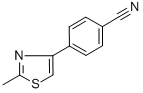 4-(2-METHYL-1,3-THIAZOL-4-YL)BENZONITRILE CAS#: 127406-79-5