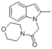 4-((2-Methyl-1H-indol-1-yl)acetyl)morpholine CAS#: 163629-12-7