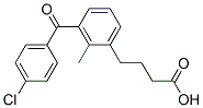 4-[2-Methyl-3-(4-chlorobenzoyl)phenyl]butanoic acid CAS#: 41651-99-4