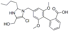 4'-((2-butyl-4-chloro-5-(hydroxymethyl)-1H-imidazolyl)methyl)-2',6'-dimethoxy(1,1'-biphenyl)-2-carboxylic acid CAS#: 134388-43-5